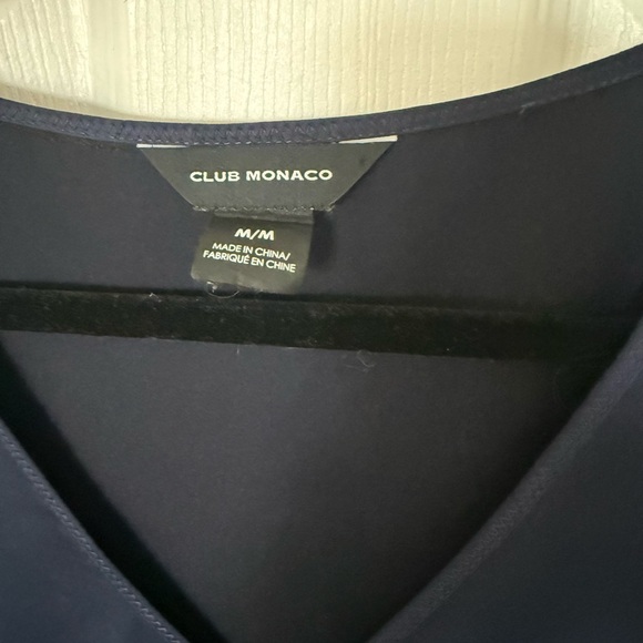 Club Monaco Deep Blue V-Neck Camisole - Picture 6 of 9